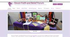 Desktop Screenshot of devonfaiths.org.uk